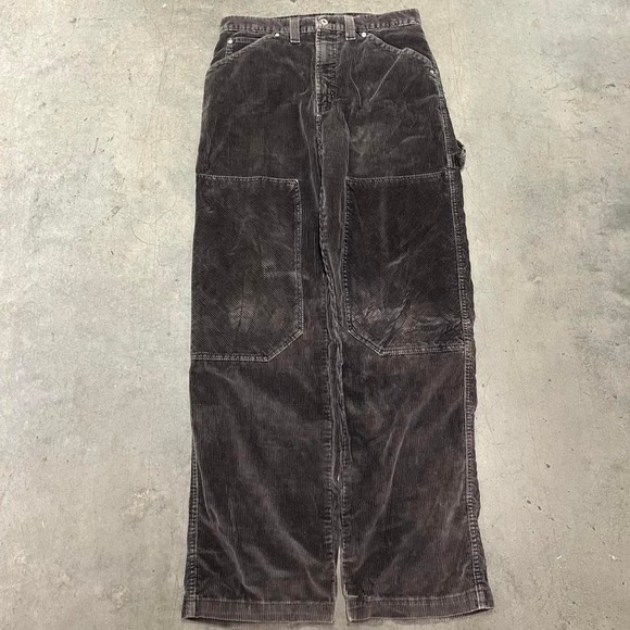 Vintage‎ Y2K baggy wide leg corduroy Arizona jeans double knee carpenter pants - Picture 1 of 6